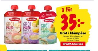 City Gross Semper gröt erbjuda