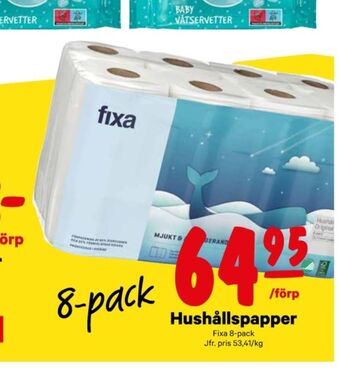 City Gross Fixa hushållspapper erbjuda