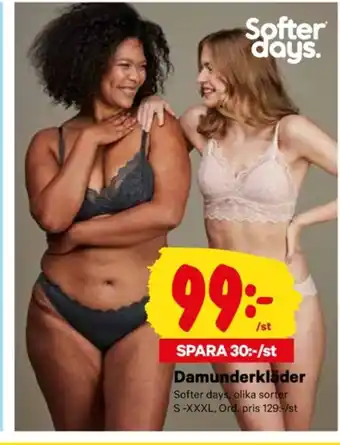 City Gross Softer days underkläder erbjuda