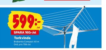 City Gross Brabantia torkvinda erbjuda