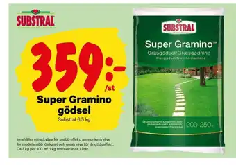 City Gross Super gramino gräsmattegödsel erbjuda
