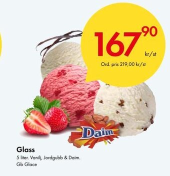 Snabbgross Glass GB Glace erbjuda