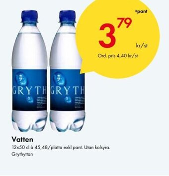 Snabbgross Vatten erbjuda