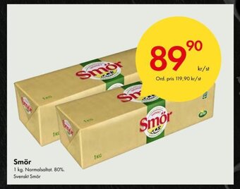 Snabbgross Smör erbjuda