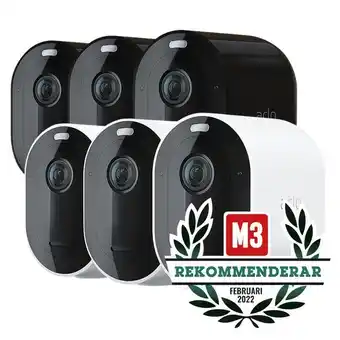 Pro 4 spotlight övervakningskamera 3-pack