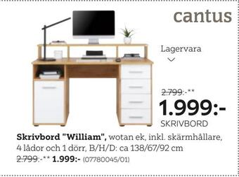 XXXLutz Skrivbord william erbjuda