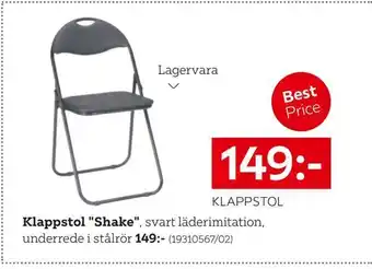 Klappstol. shake