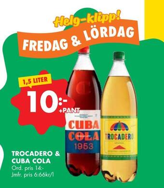 Trocadero & cuba cola