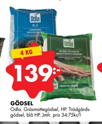 ÖoB Gödsel erbjuda