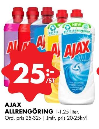 ÖoB Ajax allrengöring erbjuda