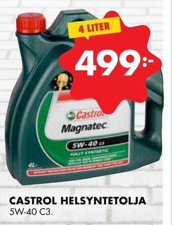 ÖoB Castrol helsyntetolja erbjuda