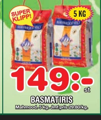 Nya Pulsen Basmatiris erbjuda