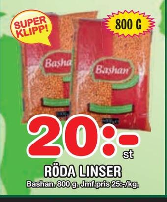 Nya Pulsen Röda linser erbjuda