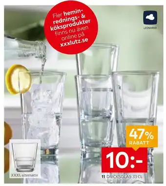 Dricksglas 33 cl