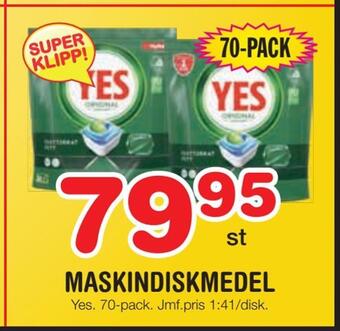 Nya Pulsen Maskindiskmedel erbjuda