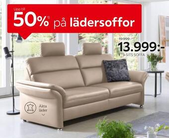 XXXLutz 3-sits soffa erbjuda