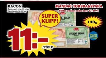 Nya Pulsen Bacon erbjuda