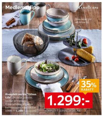 XXXLutz Komplett servis, 24 delar erbjuda