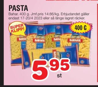 Nya Pulsen Pasta erbjuda