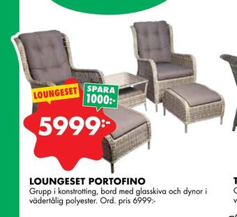 ÖoB Loungeset portofino erbjuda