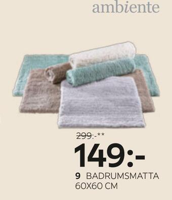 XXXLutz Badrumsmatta 60x60 cm erbjuda