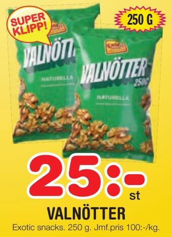 Nya Pulsen Valnötter erbjuda