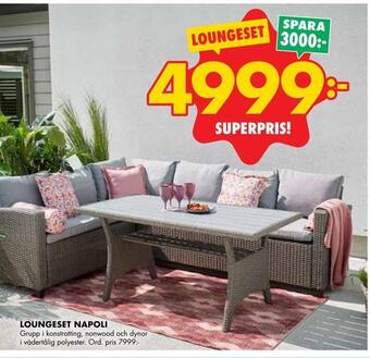 ÖoB Loungeset napoli erbjuda