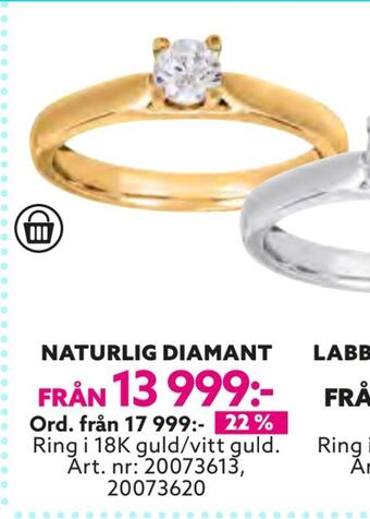 Albrekts Guld Naturlig diamant erbjuda