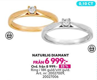 Albrekts Guld Naturlig diamant erbjuda