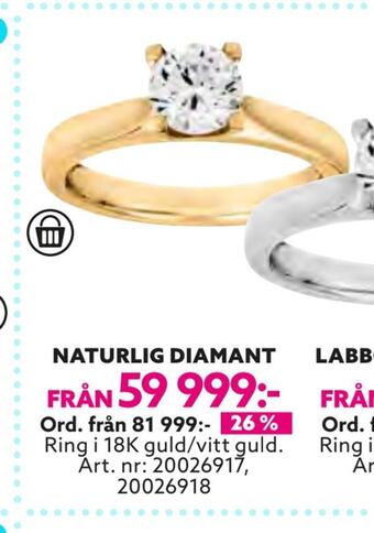 Albrekts Guld Naturlig diamant erbjuda