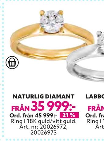 Albrekts Guld Naturlig diamant erbjuda