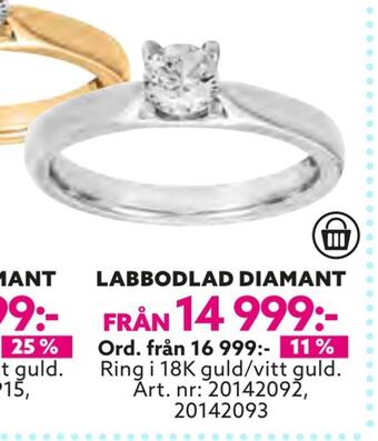 Albrekts Guld Labbodlad diamant erbjuda