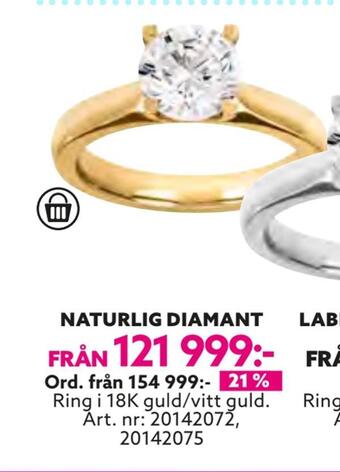 Albrekts Guld Naturlig diamant erbjuda