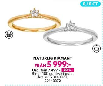 Albrekts Guld Naturlig diamant erbjuda
