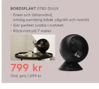 Electrolux Home Bordsfläkt 11785 duux erbjuda