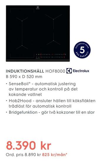 Electrolux Home Induktionshäll erbjuda