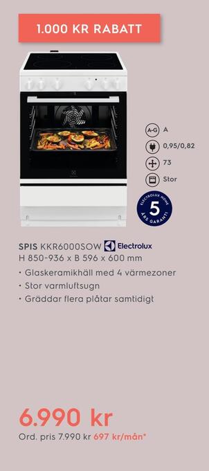 Electrolux Home Spis erbjuda