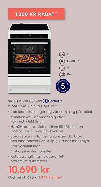 Electrolux Home Spis erbjuda