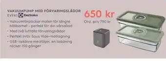 Vakuumpump med förvaringslådor