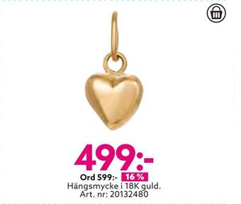 Albrekts Guld Hängsmycke i 18k guld erbjuda