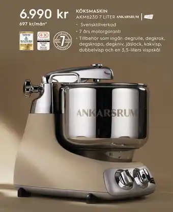Electrolux Home Köksmaskin akm6230 7 liter erbjuda
