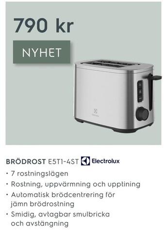 Electrolux Home Brödrost erbjuda