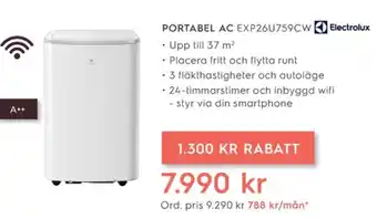 Electrolux Home Electrolux aircondition erbjuda