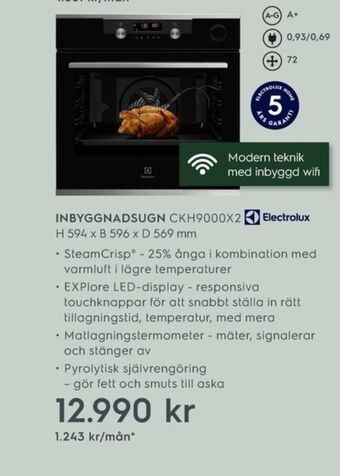 Electrolux Home Electrolux ugn erbjuda