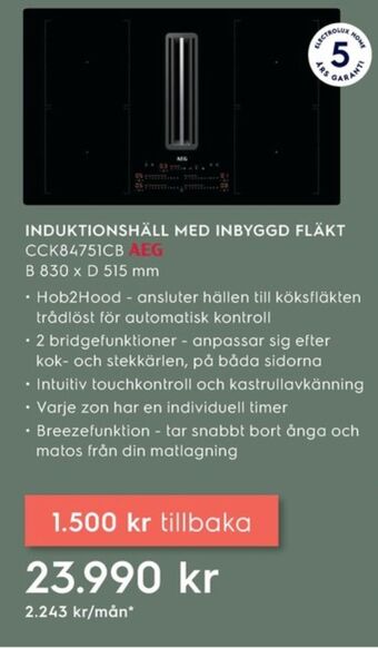 Electrolux Home Aeg spishäll erbjuda