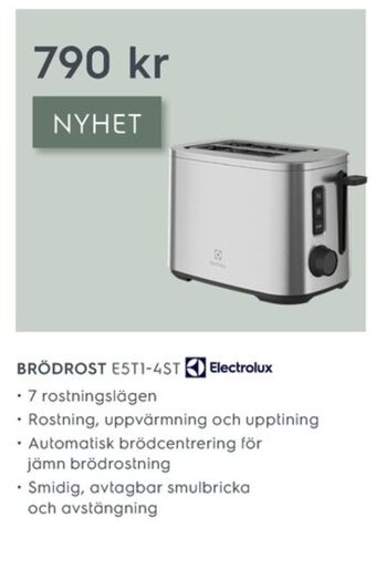 Electrolux Home Electrolux brödrost erbjuda