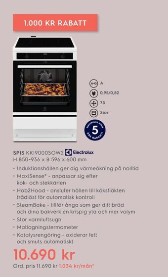 Electrolux Home Electrolux spisar erbjuda