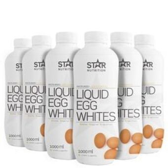 Gymgrossisten 6 x flytande äggvita, big buy 1000 ml erbjuda