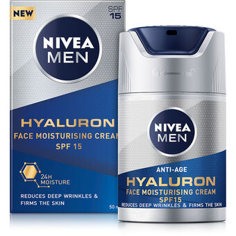 Apotek Hjärtat Nivea men anti age hyaluron face cream 50 ml erbjuda
