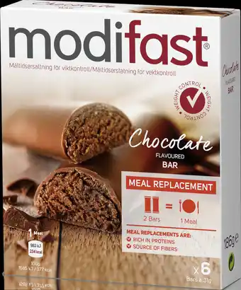 Apotek Hjärtat Modifast bar choklad 6 st erbjuda